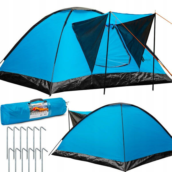 Tienda Malcom 200 x 200 cm impermeable para 4 personas con toldo