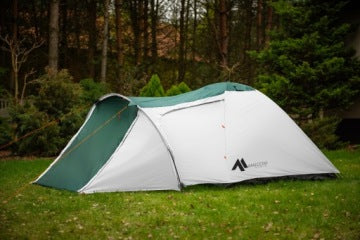 Tienda iglú Malcom XXL impermeable para 4 personas, 180 x 310 cm