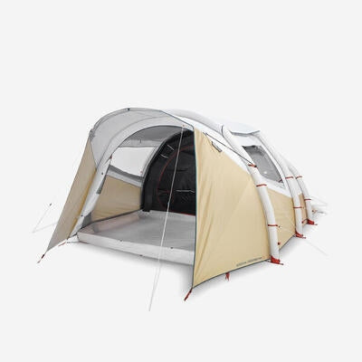 Tienda inflable Quechua Air Seconds 5.2 Fresh&Black para 5 personas con 2 dormitorios