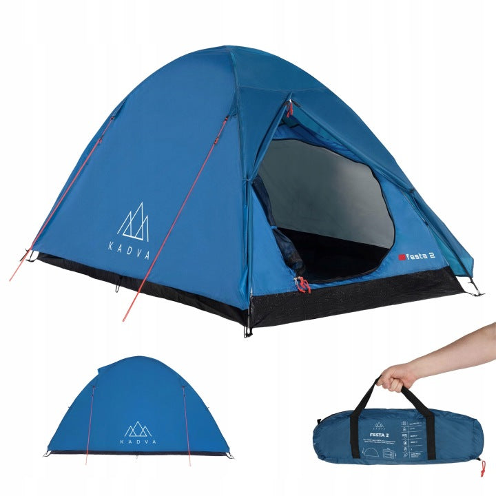 Tienda Kadva Festa 2 impermeable para 2 personas en color azul