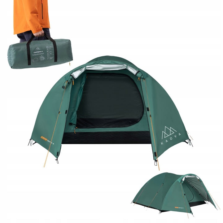 Tienda Kadva CAMPdome 4 ligera e impermeable para 4 personas