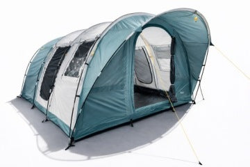 Tienda alta Madera XXL SleepWell de 18 m² para 6 personas