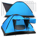 Tienda de camping Malcom 200 x 200 cm para 4 personas con toldo