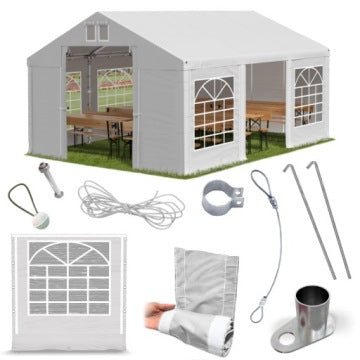 Carpa de jardín DAS 560 S para eventos, 4 x 6 m