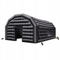Tienda inflable Vevor negra 8 x 6 x 4 m con soplador de 1100 W