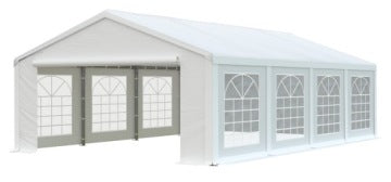 Carpa de eventos Rot-Service 5 x 8 m en color blanco