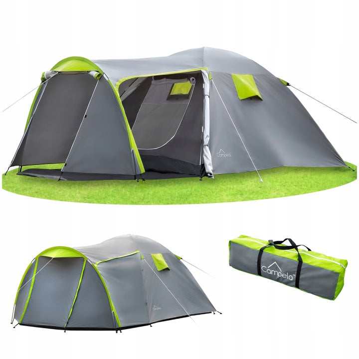 Tienda familiar Campela Tropical4 impermeable para 4 personas