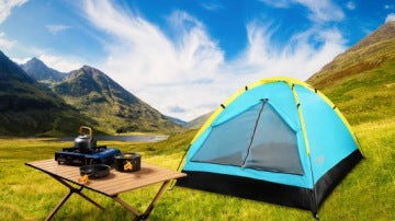 Tienda iglú Alpenair para 2 personas con mosquitera