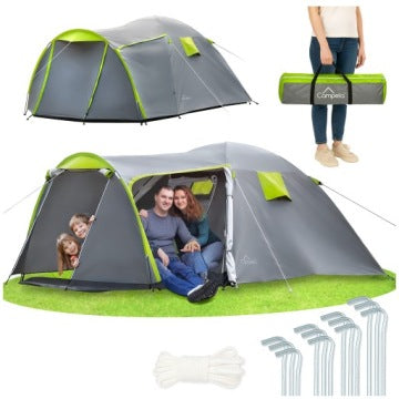 Tienda familiar Campela Tropical4 impermeable para 4 personas