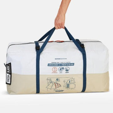 Tienda inflable Quechua Air Seconds 4.1 Fresh&Black para 4 personas
