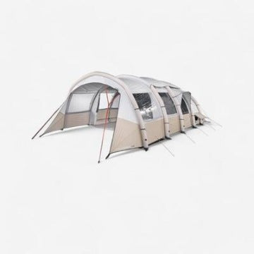 Tienda inflable Quechua Air Seconds 6.3 Fresh&Black XXL para 6 personas con 3 dormitorios